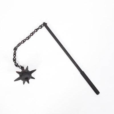 Lot 906 - A morning star mace or flail