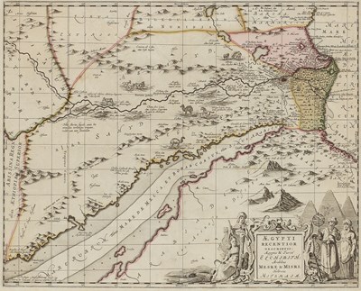 Lot [Map of Egypt & Turkey], [Jansson (Jan)]