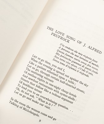 Lot Eliot (T. S.) Poems 1909-1925 [signed limited edition]